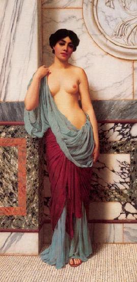 John William Godward At the Thermae Spain oil painting art